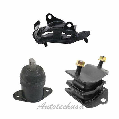 04-06 For Acura TL Transmission Engine Motor Mount Set 3 M465 4517 4524 9458T