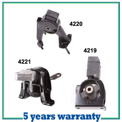 M233 ENGINE MOTOR MOUNTS For 2003-2008 TOYOTA MATRIX 1.8L FWD KIT w/ AT 3PCS NEW