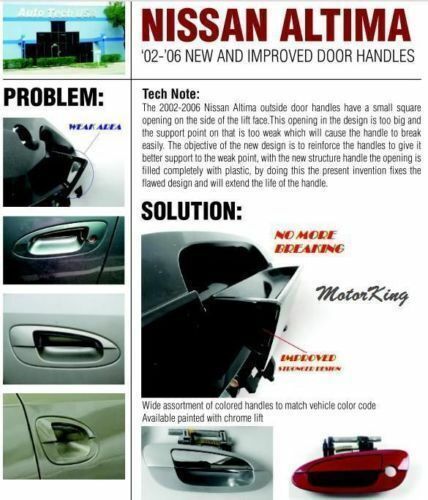 Per Nissan Altima Esterno Posteriore Destro A20 Scarlatto Rosso Motorking Porta