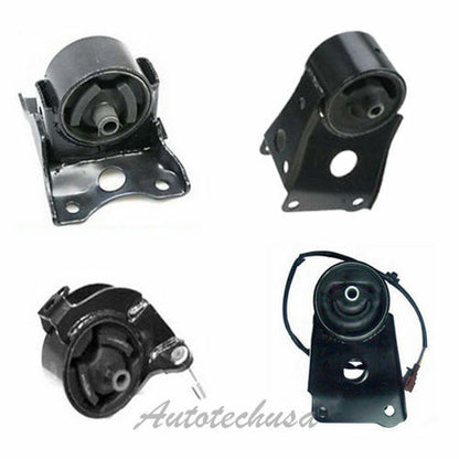 M014 Engine & Trans Motor Mount 4 PCS For 95-01 Nissan Maxima 3.0 Auto w/Sensors
