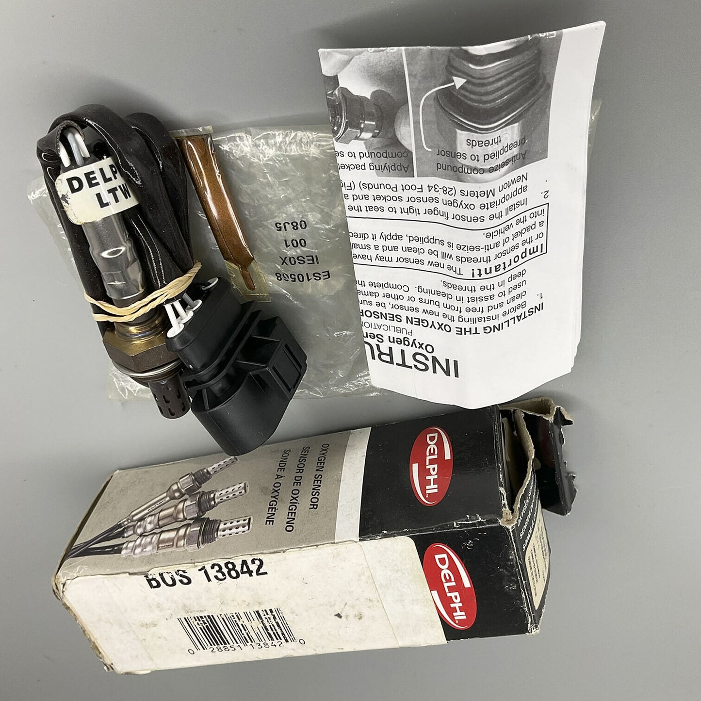 DELPHI Ossigeno Sensore Per Audi A4 A6 A8 VW Eurovan Golf Passat Jetta ES10568