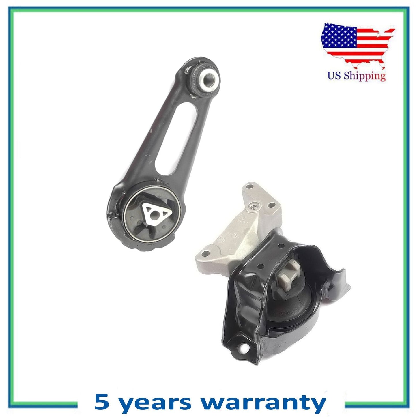 Engine Motor & Torque Strut Mount 7369 MK018 2PCS For 2012-16 Nissan Versa 1.6L