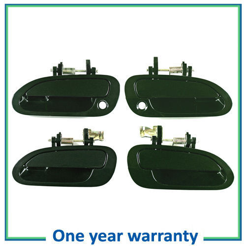 DS476 Outside Door Handle 98 99-02 For Honda Accord Set 4 pcs Dark Green G87P