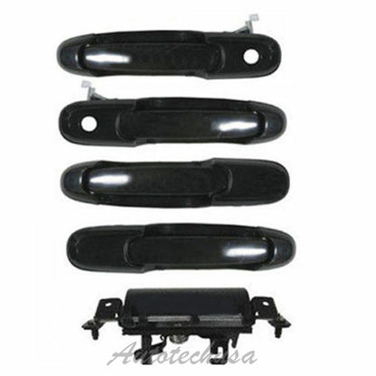 1998-2003 Pour Toyota Sienna Complet Set 5 Extérieur Porte Poignée Non Peint