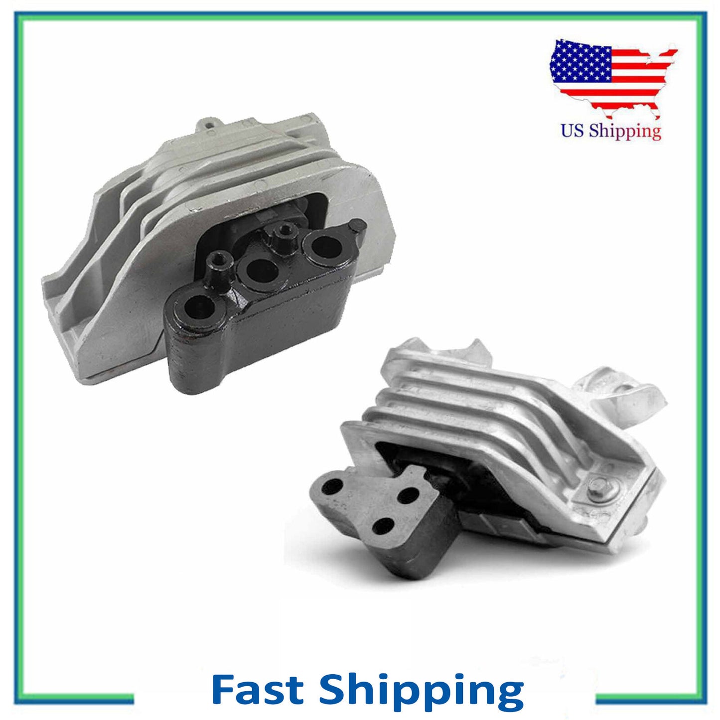 2PCS Moteur & Trans Montage Pour 2012-2014 Chrysler 200 Dodge Avenger 2.4L L4