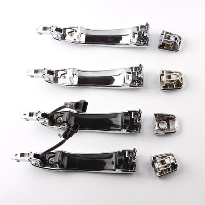 Set 4 Pcs Chrome Exterior Outside Door Handle New For Nissan Altima Pathfinder