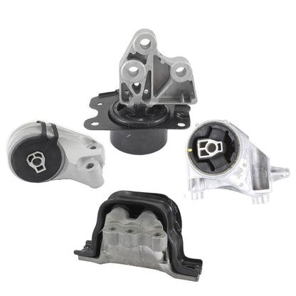 Set 4Pcs Engine Motor & Trans Mount For 10-17 Chevrolet Equinox GMC Terrain 2.4L