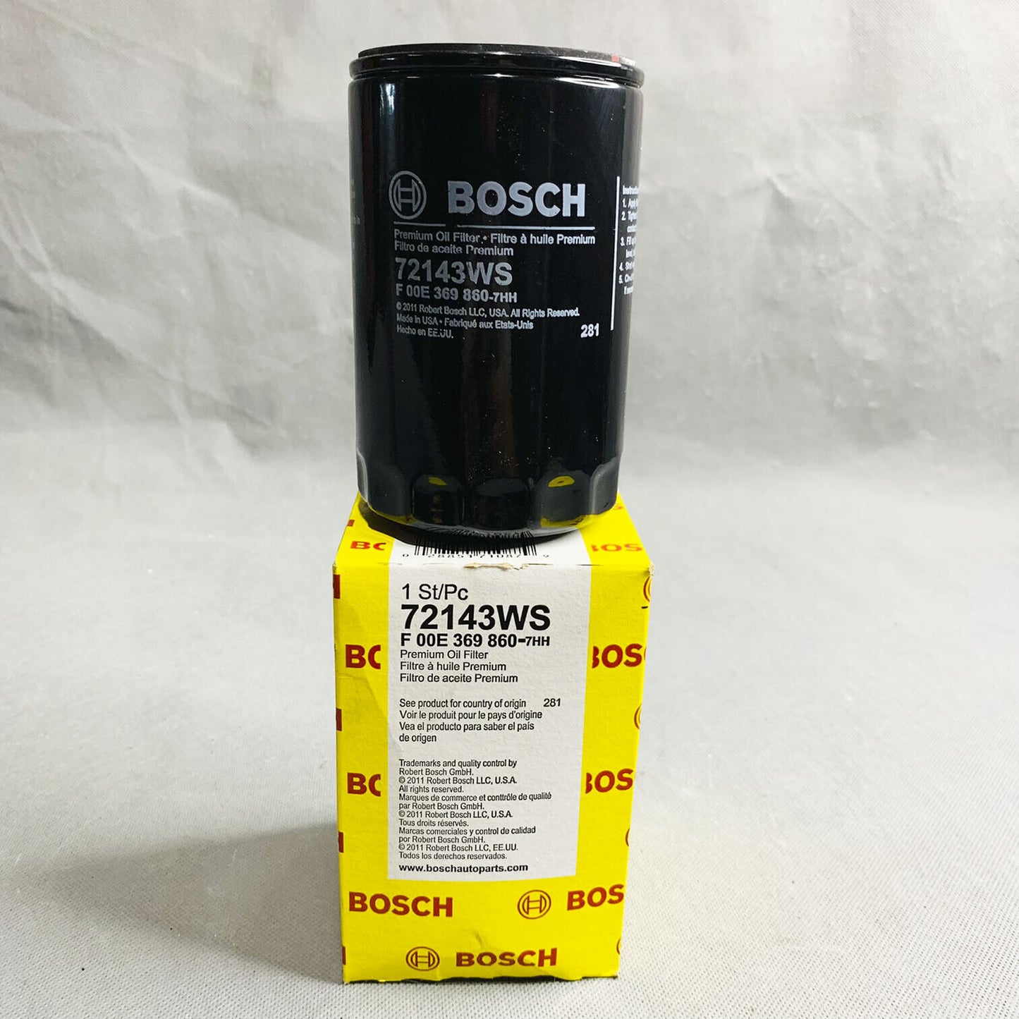 BOSCH GENUINE Oil Filter For Chrysler Dodge Ford Jaguar Jeep Mazda 72143WS