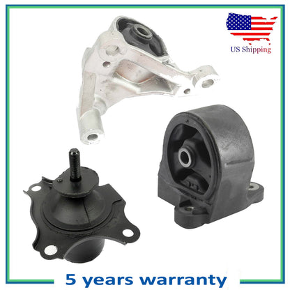 3PCS Moteur Montage Moteur Pour 2001-2005 Honda Civic 1.7L Manuel 6589 4539 6588