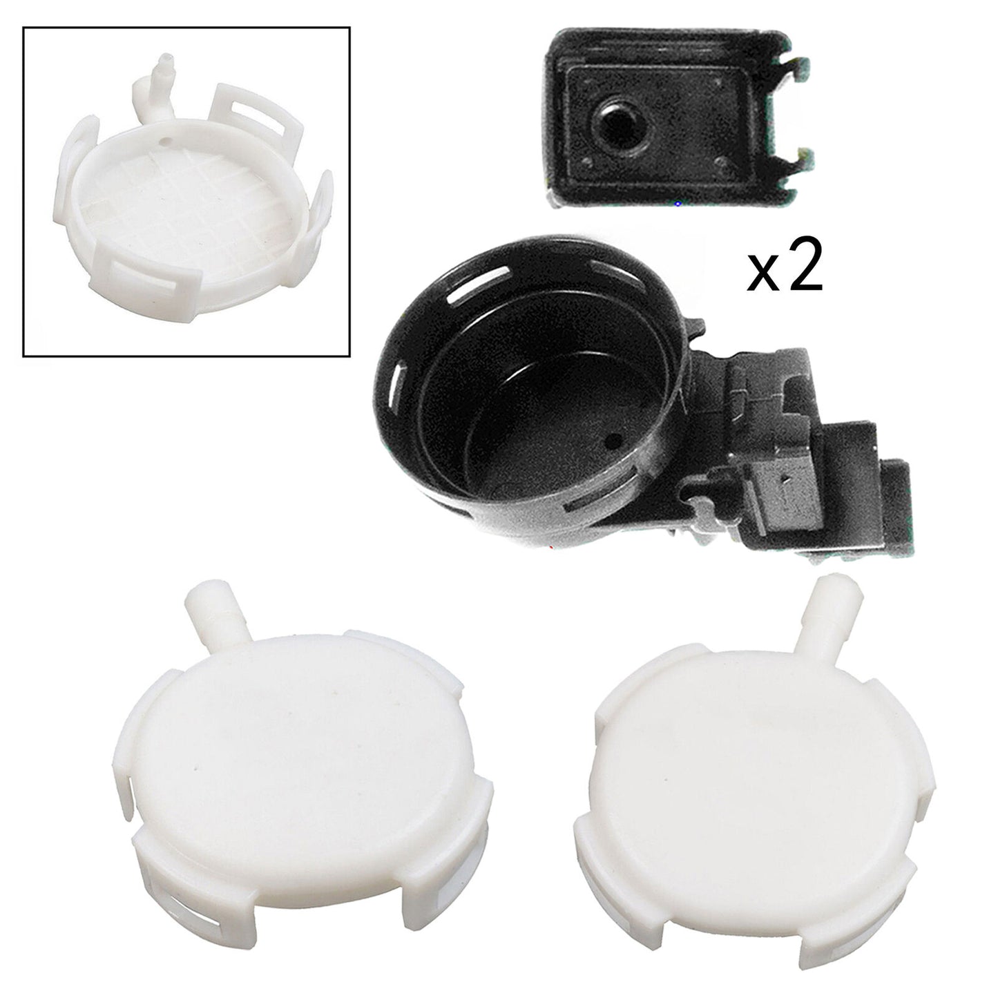 Front Door Lock Actuator & Air Cap For Brand NEW Benz CL500 CL600 CL65 AMG Set