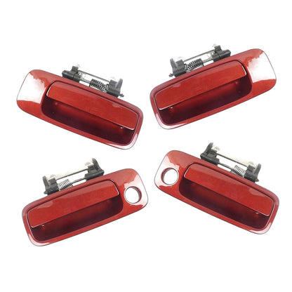 Set of 4 PCS Outside Door Handle For 00 01-04 Toyota Avalon 3N6 Vintage Red