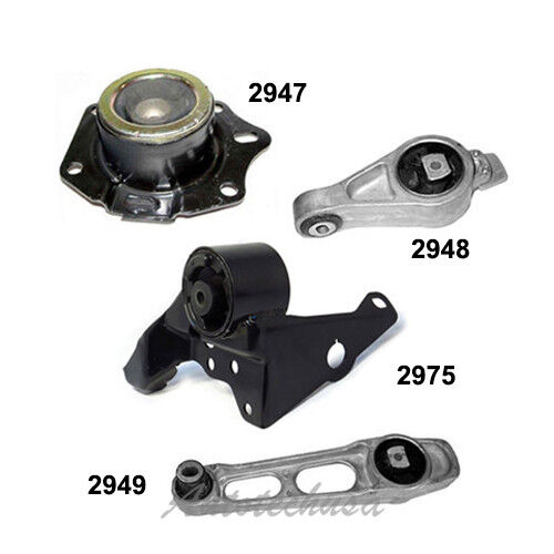 M945 Motor & Trans Mount Set 4PCS For 2000-2001 Dodge Plymouth Neon 2.0 For Auto