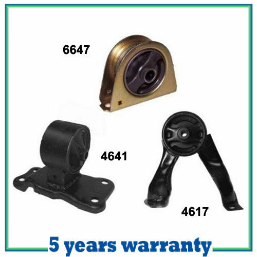 M051 Engine Motor & Trans Mount For 02-07 Mitsubishi Lancer 2.0L Set 3PCS For AT