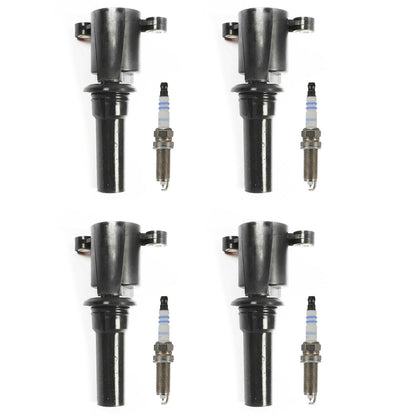 6747 Bosch Platinum Spark Plug & UF162 Ignition Coil For 96-99 Ford Taurus 3.4L
