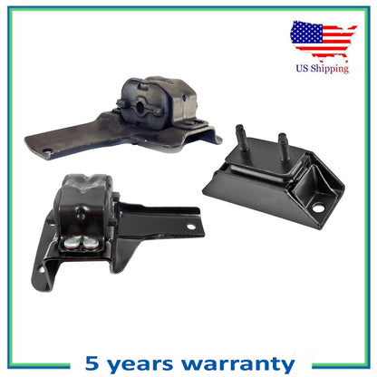 Set 3 Engine Motor & Trans Mount For Ford Expedition Lincoln Navigator 5.4L 4WD