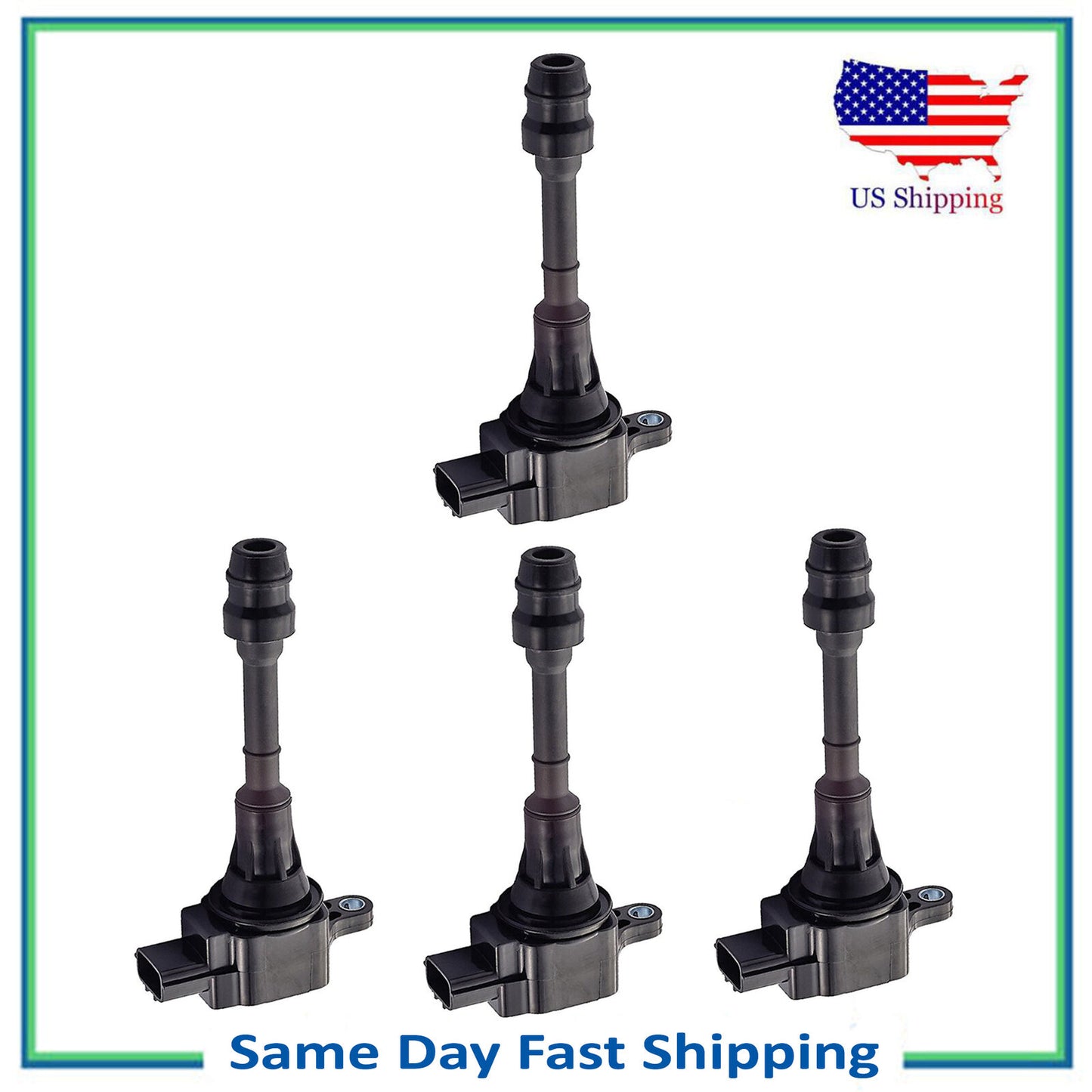 4PCS Encendido Bobina Para UF350 5C1395 1788319 Nissan Altima Sentra X-Trail