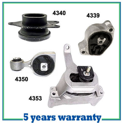 Motor & Trans Montaje Para 07-18 Nissan Altima 2.5L 4PCS Auto Cvt Trans