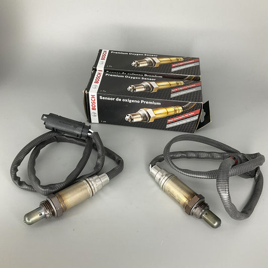 BOSCH GENUINE OXYGEN SENSOR 2PCS For 1996-2003 BMW X5 750iL 318i 318is 318ti