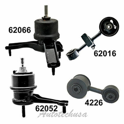 Motor & Trans. Montaje M1111 2002-2003 Toyota Solara 2.4L Juego 4PCS para Auto