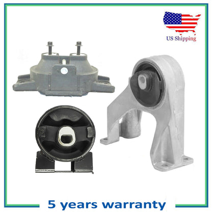 Set 3PCS Rear & Front & Right Engine Motor Mount For 09-10 Dodge Journey 3.5 AWD