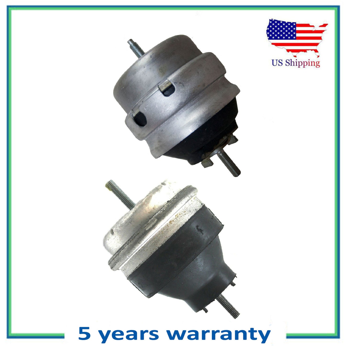 2PCS avant Gauche & Droit Moteur Montage Pour 2003-2005 Audi A4 Quattro 1.8L