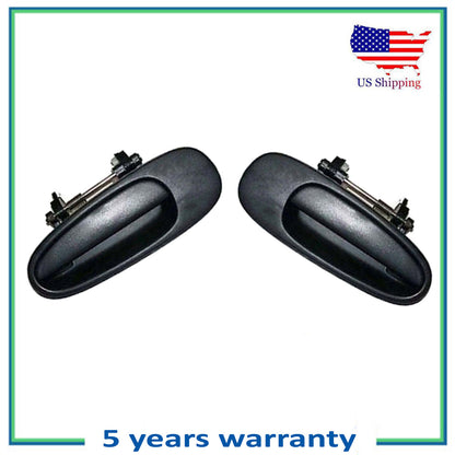 Rear Right & Left Outside Door Handle For 1993-1997 Toyota Corolla Non-Painted