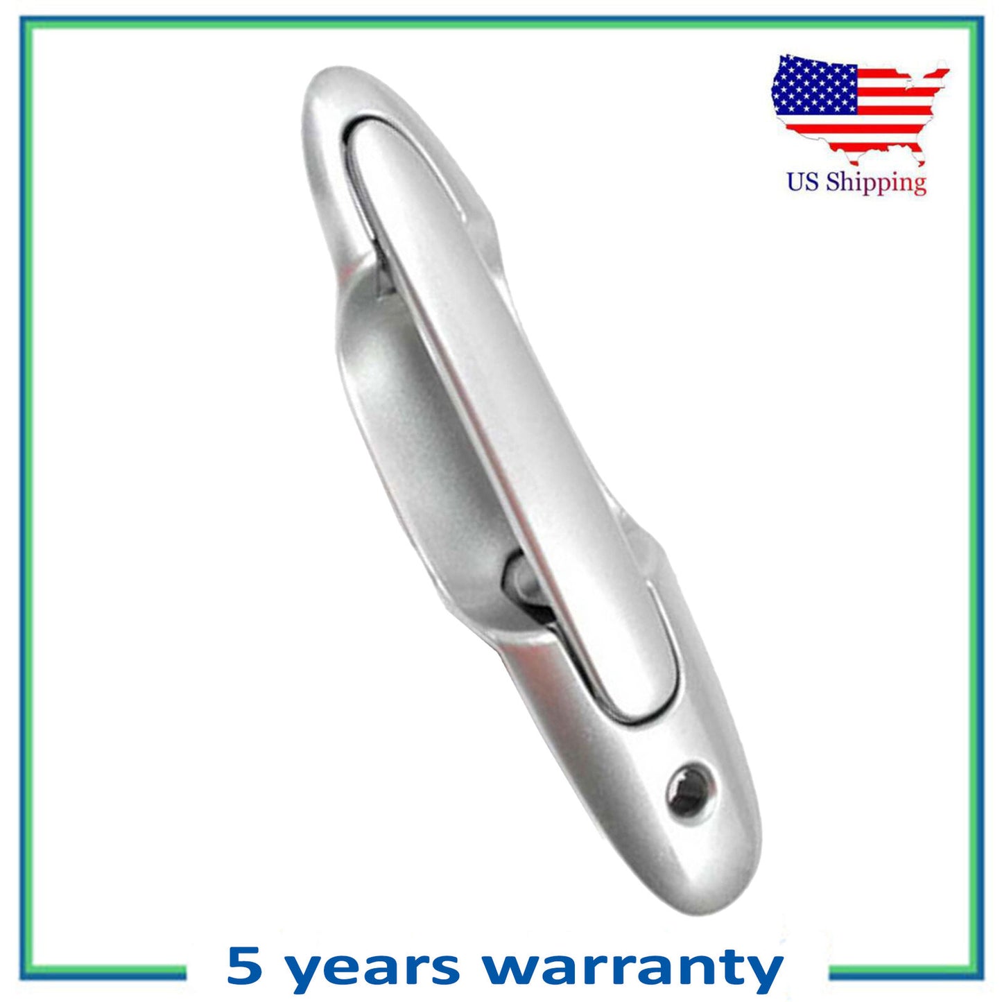 Front Left Outside Outer Door Handle For 2000-2006 Mazda MPV Cerrion Silver 24V