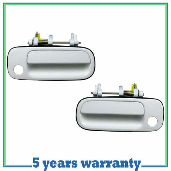 92-96 For Toyota Camry Outside Door Handle WHITE 040 Left & Right 2 PCS DH30