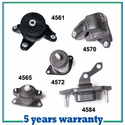 M286 Moteur & Trans Montage Pour 08-13 Acura Tsx Honda Accord 2.4L Set 5PCS Auto