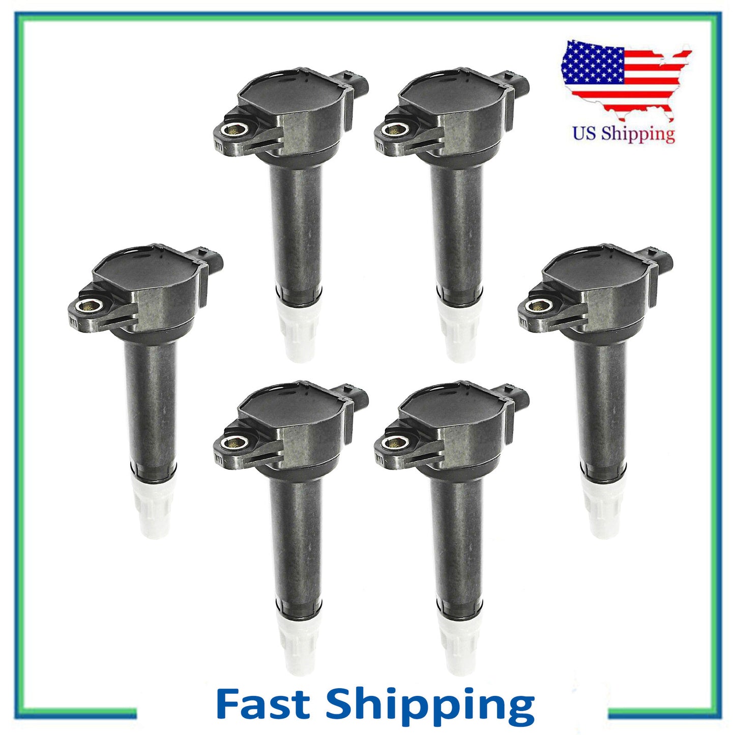 New Ignition Coil Kit UF502 fits 2006-2010 Dodge Charger V6 3.5L 6Pack