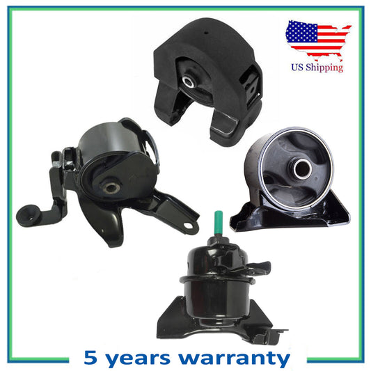 4 PCS Engine Motor & Trans Mount MotorKing For 07-10 Kia Magentis Optima 2.4L