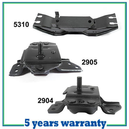 Motore & Trans. Montante Set 3PCS Per 99-04 Ford MUSTANG 3.8L 2904 2905 5310