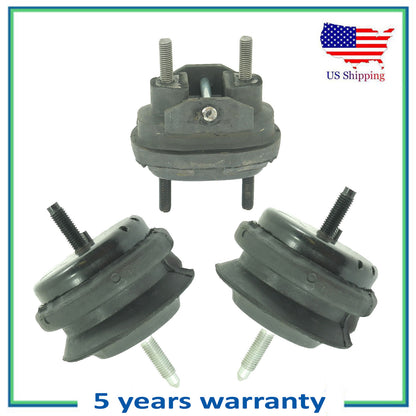 3PCS Motor & Trans Mount For Chevrolet Corvette 6.0L 6.2L 7.0L 2993 2993 5401