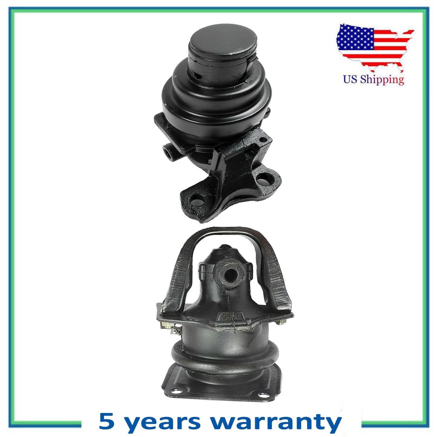 Engine Motor Mount 6549 6547 2PCS Set For Honda Odyssey Isuzu Oasis 2.3L FWD