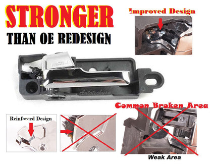DS370 Interno Porta Manico Posteriore Coppia Set Per Ford Fusion Mercury Lincoln