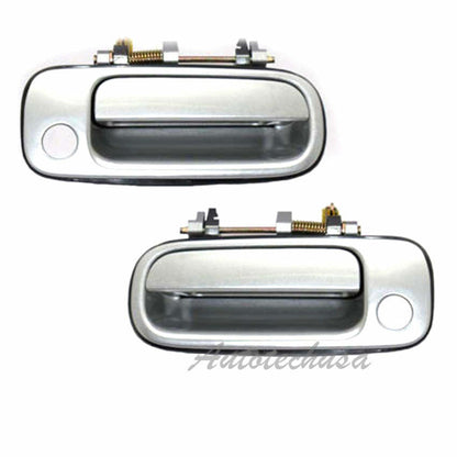 92-96 For Toyota Camry Outside Door Handle SILVER 176 Front Pair B388 B389 DS326