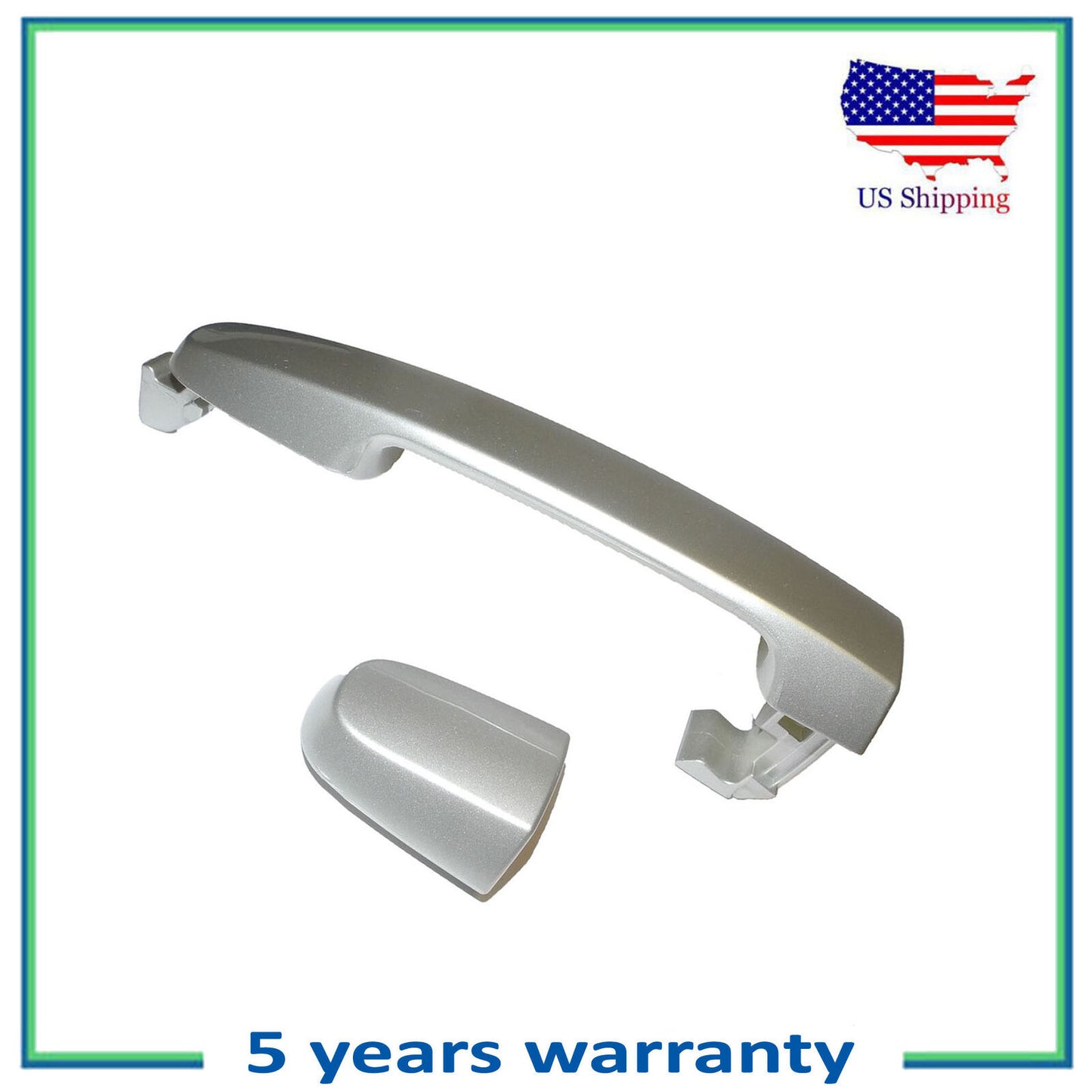 Rear Outer Door Handle For 02-06 Camry Lunar Mist Metallic 1C8 W/O Keyhole