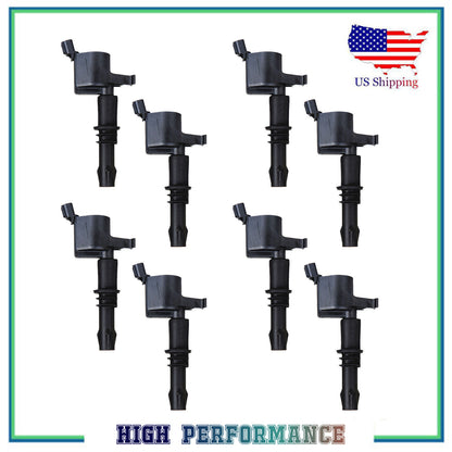 Set 8PCS Allumage Bobine Pour FD508 UF537 DG511 Ford Lincoln Mercury 4.6L 5.4L