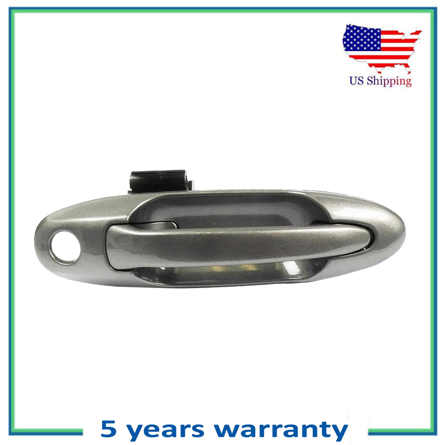 Front R Outside Door Handle For 1D6 Silver Sky Metallic Toyota Tundra Sequoia