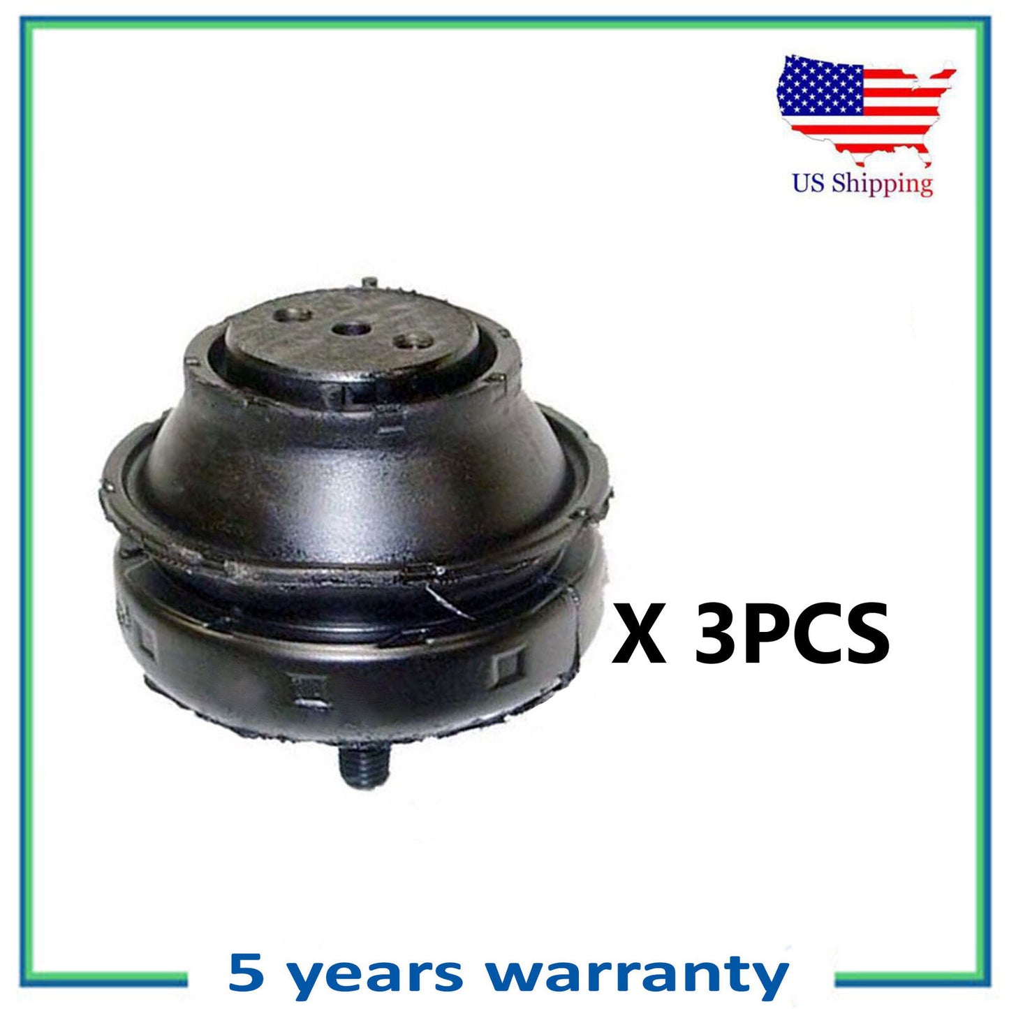 Moteur Montage Moteur 3PCS Pour 1986-1997 Mercury Cougar 3.8L 2661 3 Set