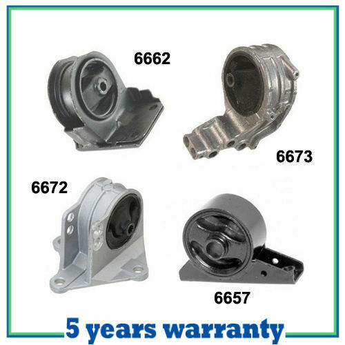 M525 Motor & Trans Mount For 96-99 Mitsubishi Eclipse 2.0 Turbo 2.4L 4 PCS