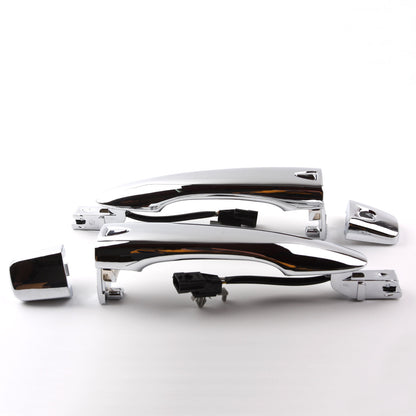 Chrome Front Left & Right Outside Door Handle Pair For Nissan Altima Pathfinder