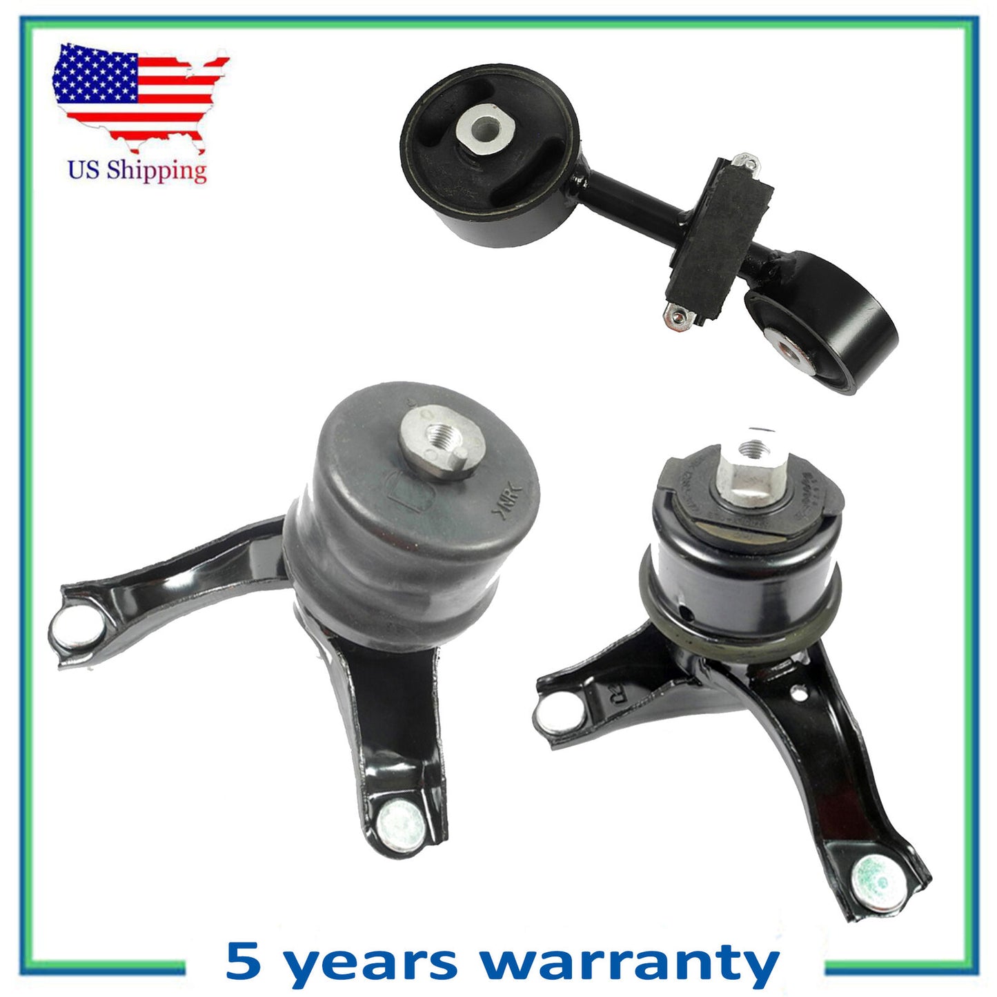 3PCS Engine Motor & Trans Mount For 01-03 Toyota Highlander 3.0L 4295 4205 4207