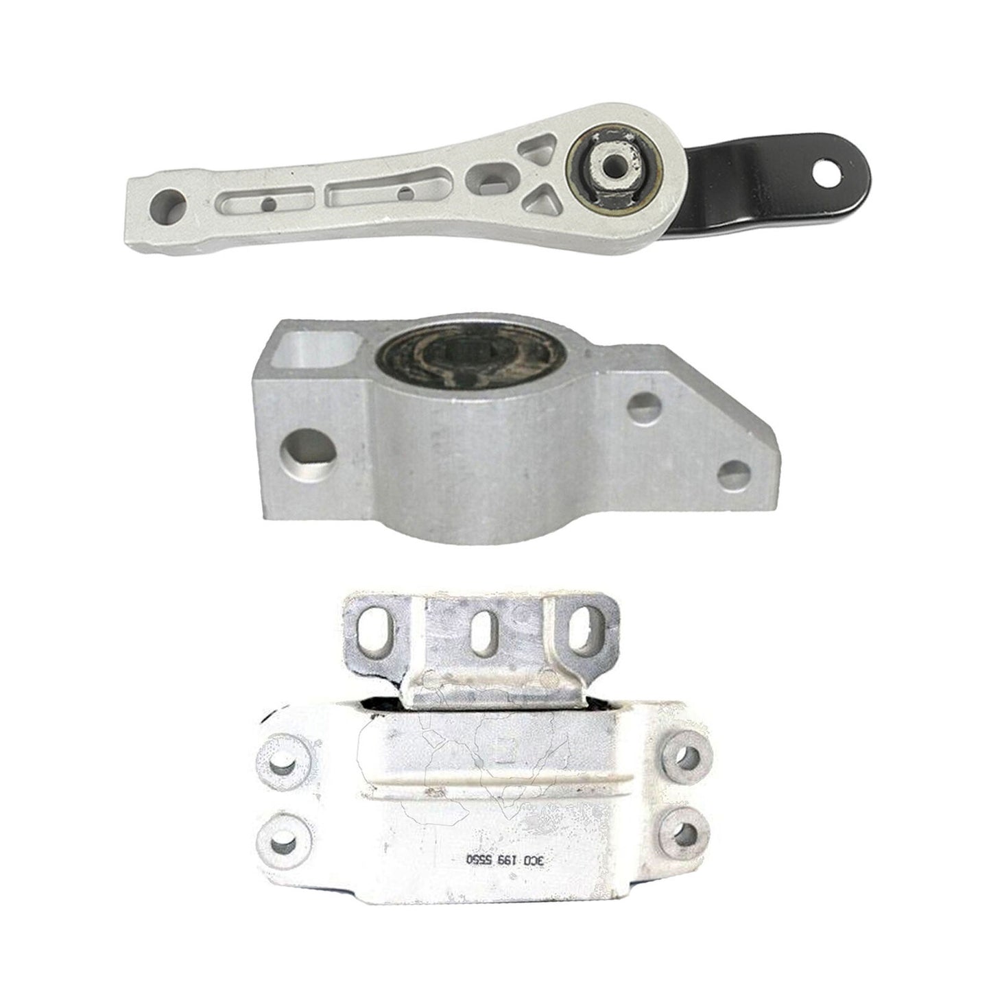 3PCS Motor & Trans Montaje Para 2006-2009 Volkswagen Conejo 2.5L 6964 6962 6959