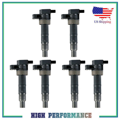 6PCS Encendido Bobina Para UF546 Hyundai Santa Fe Azera Génesis Sedona Sorento