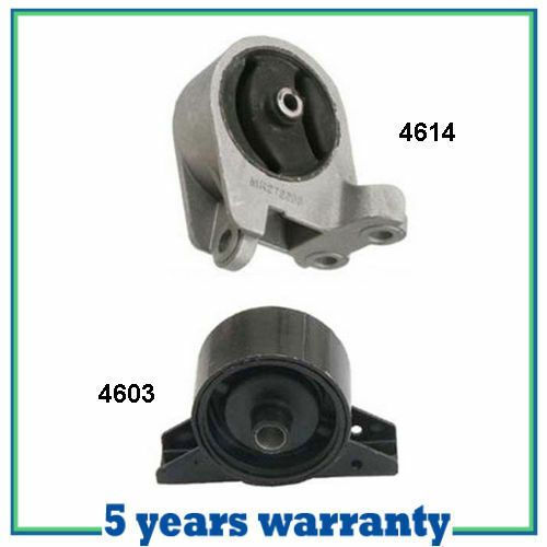 M600 Front & Rear Engine Motor Mount Set 2PCS For 00-05 Mitsubishi Eclipse 3.0L