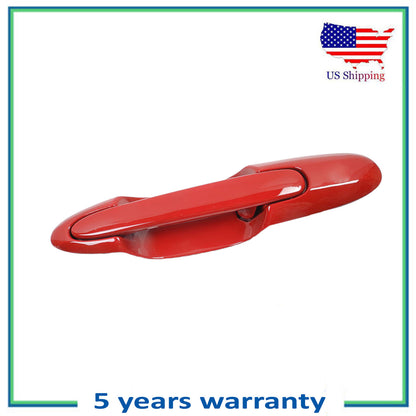 Rear Left Exterior Outside Door Handle For 2000-2006 Mazda MPV Classic Red A3E