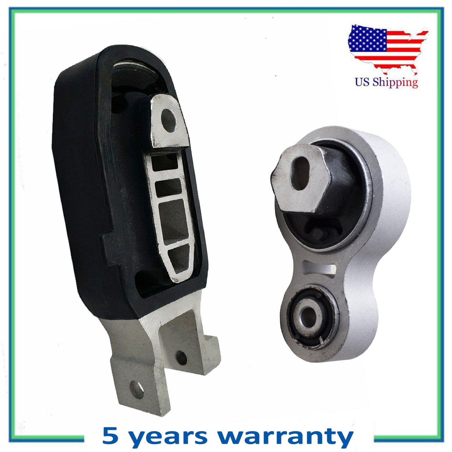 2PCS Motor Torque Puntal Montaje Para 15-18 Ford Borde Lincoln MKX Mkz 3.5L 3.7L