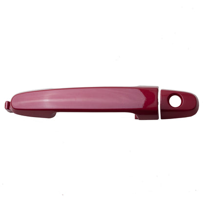 Front Pair Set 2PCS Outside Door Handle 3R3 Red For 03-10 Pontiac Vibe 1.8 2.4L