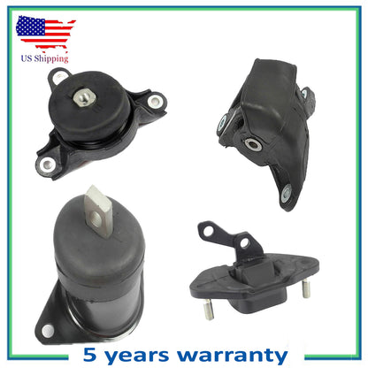 For 08-12 Honda Accord, 09-13 Acura TSX 2.4L Engine Motor & Trans Mount AUTO